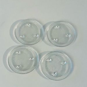 Desing Hammered Shower Coaster Set of 4